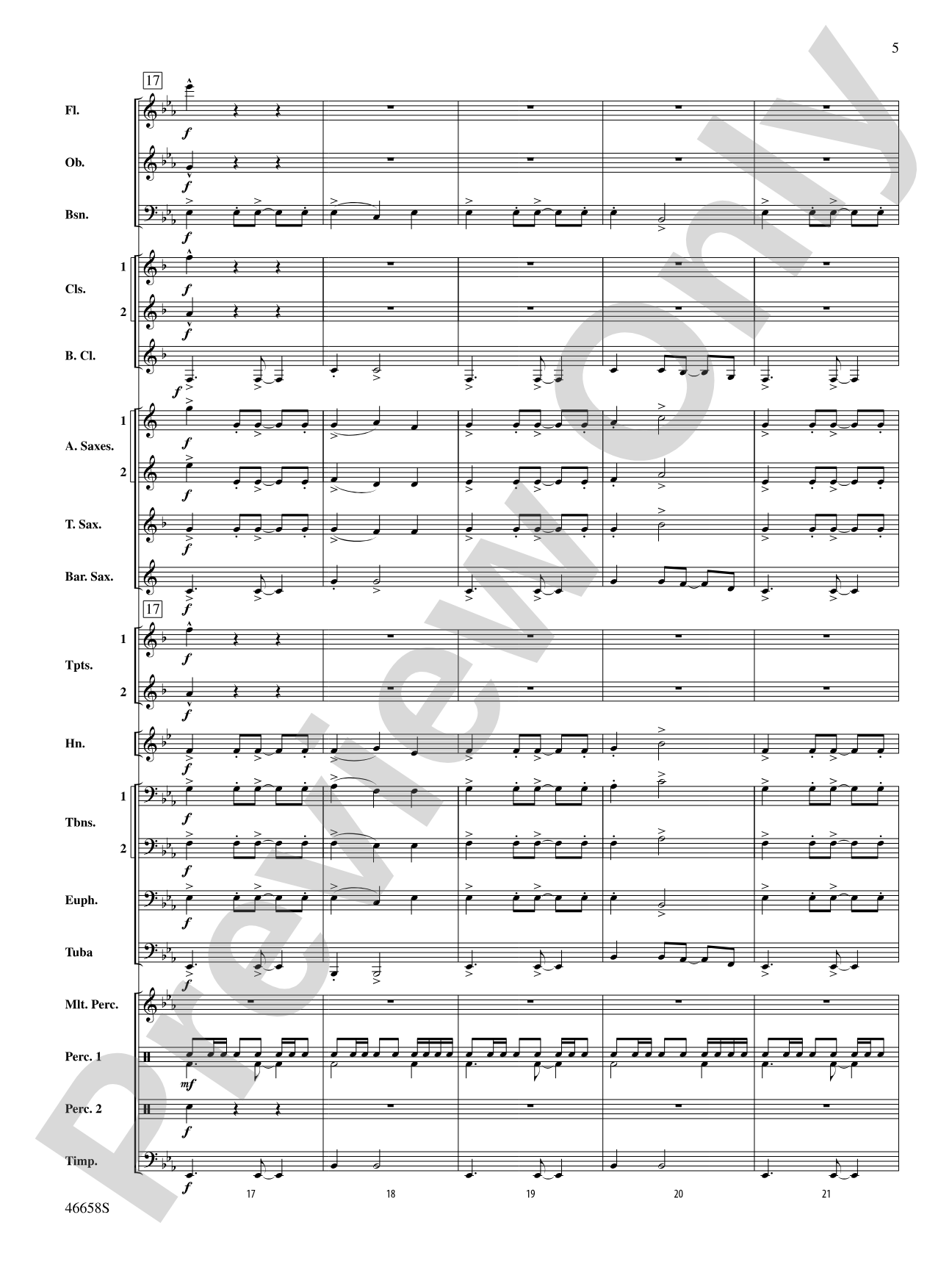 Prevail!: Concert Band Conductor Score & Parts