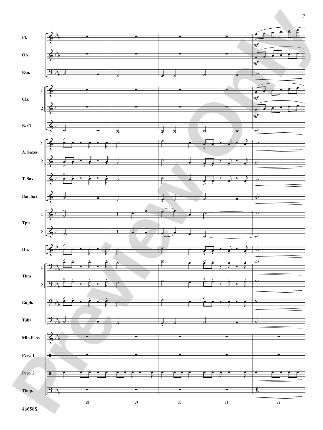 Prevail!: Concert Band Conductor Score & Parts