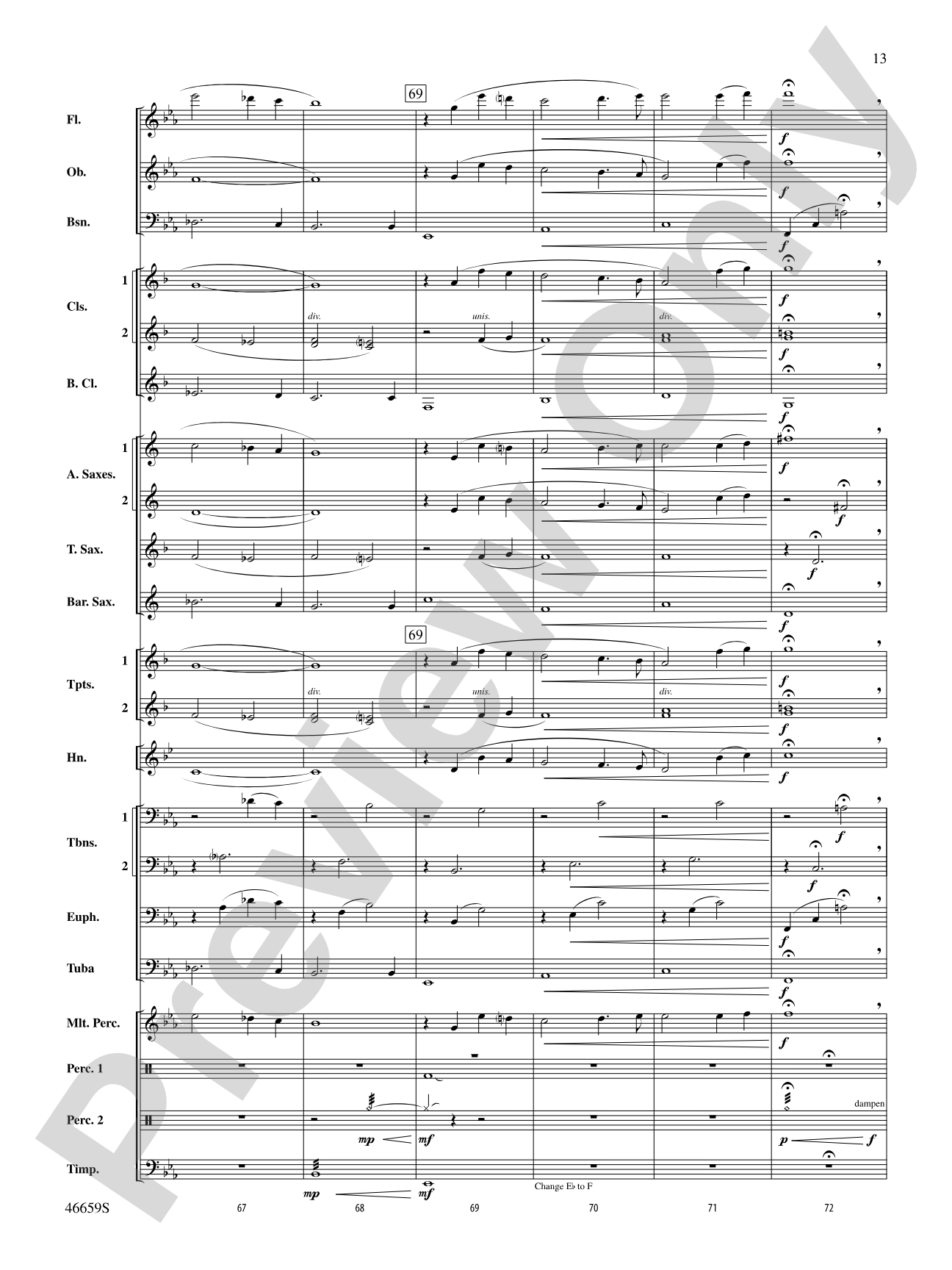 Spearfish Canyon: Score