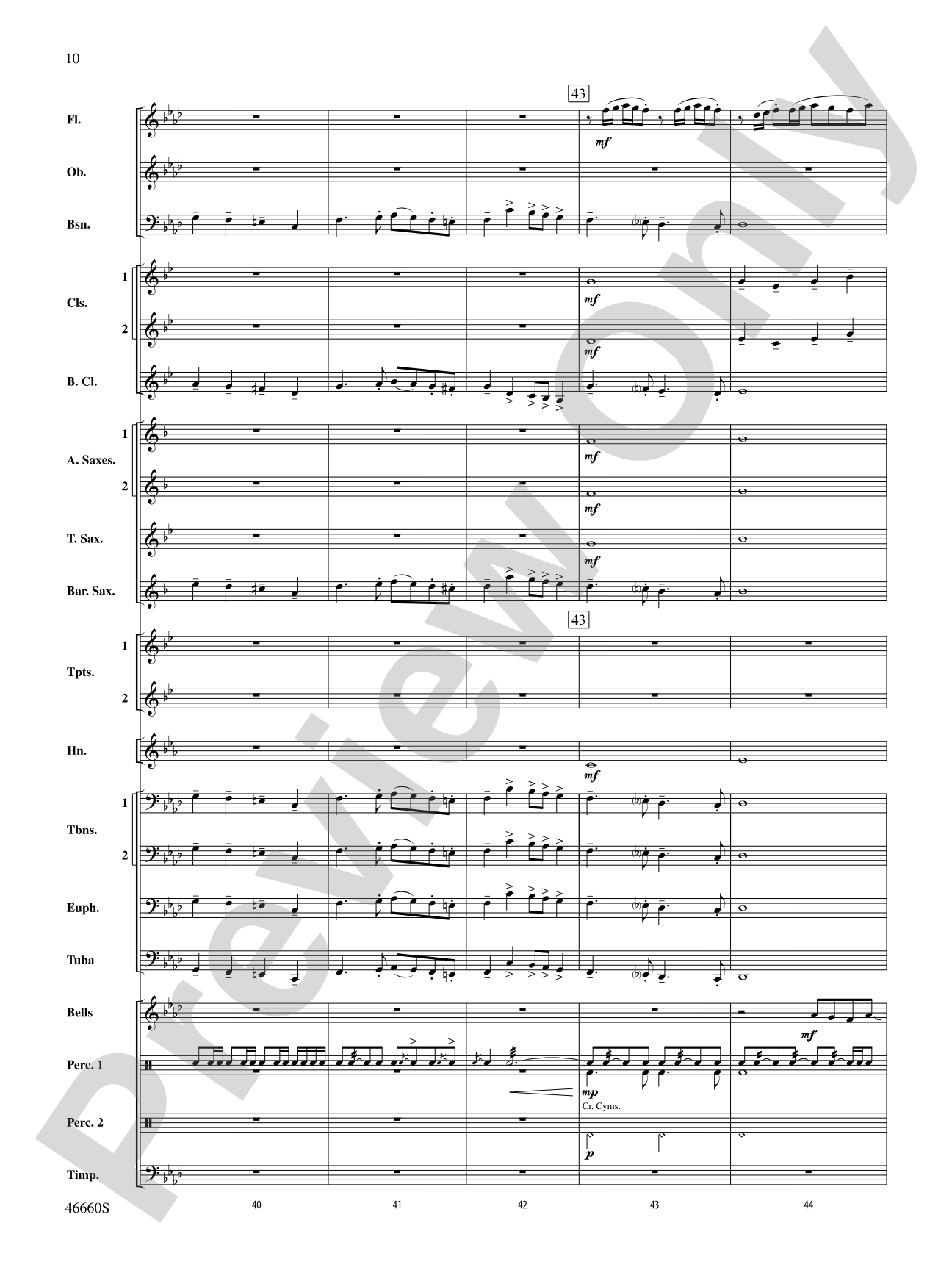 Minor Major March: Score