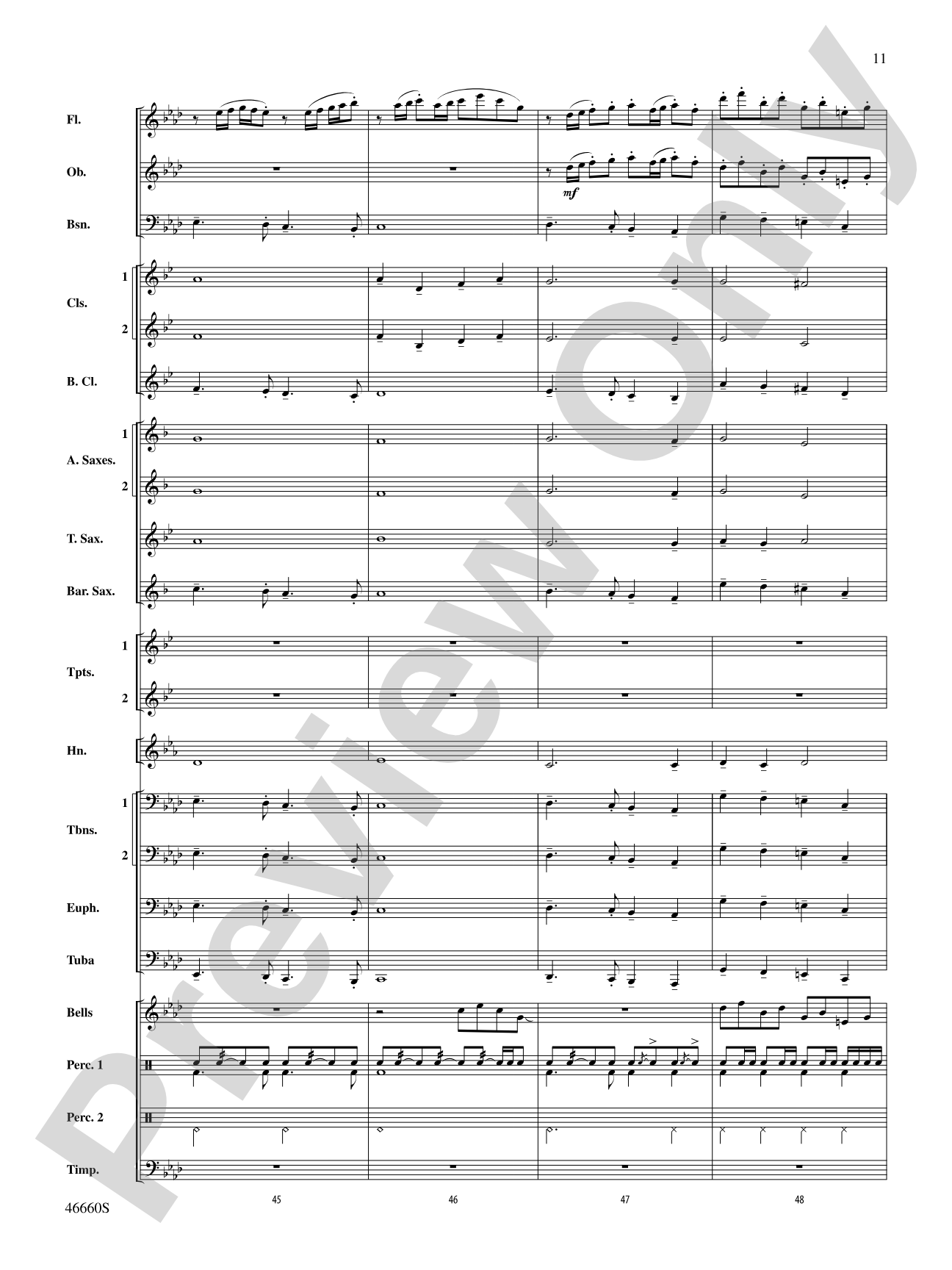 Minor Major March: Score