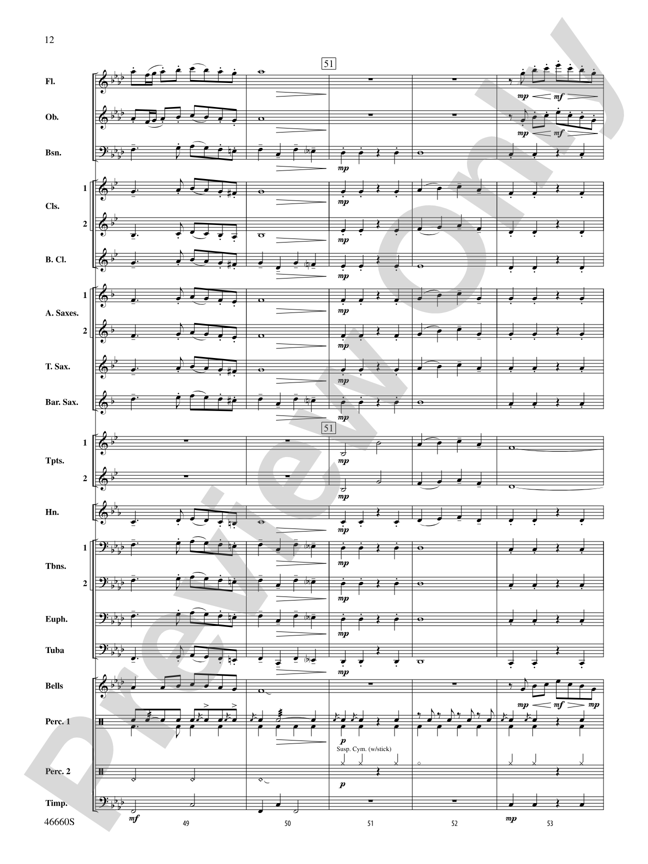 Minor Major March: Score