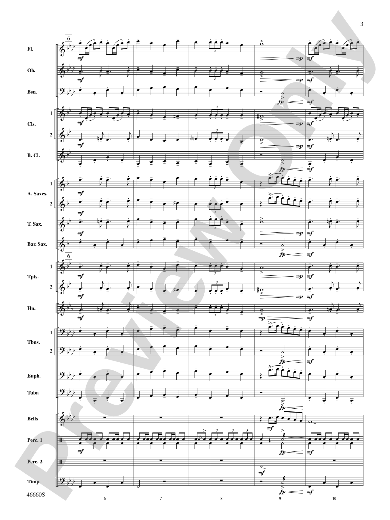 Minor Major March: Score