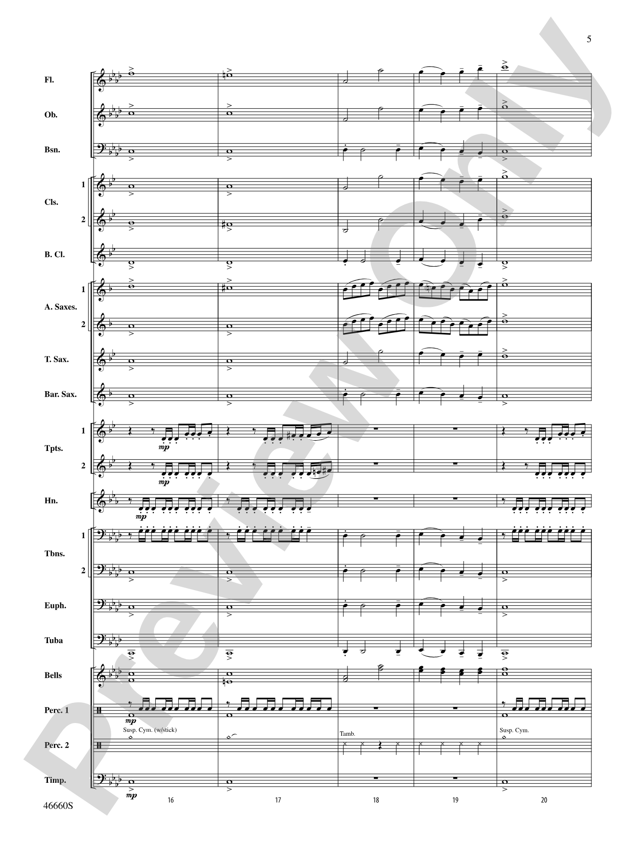 Minor Major March: Score