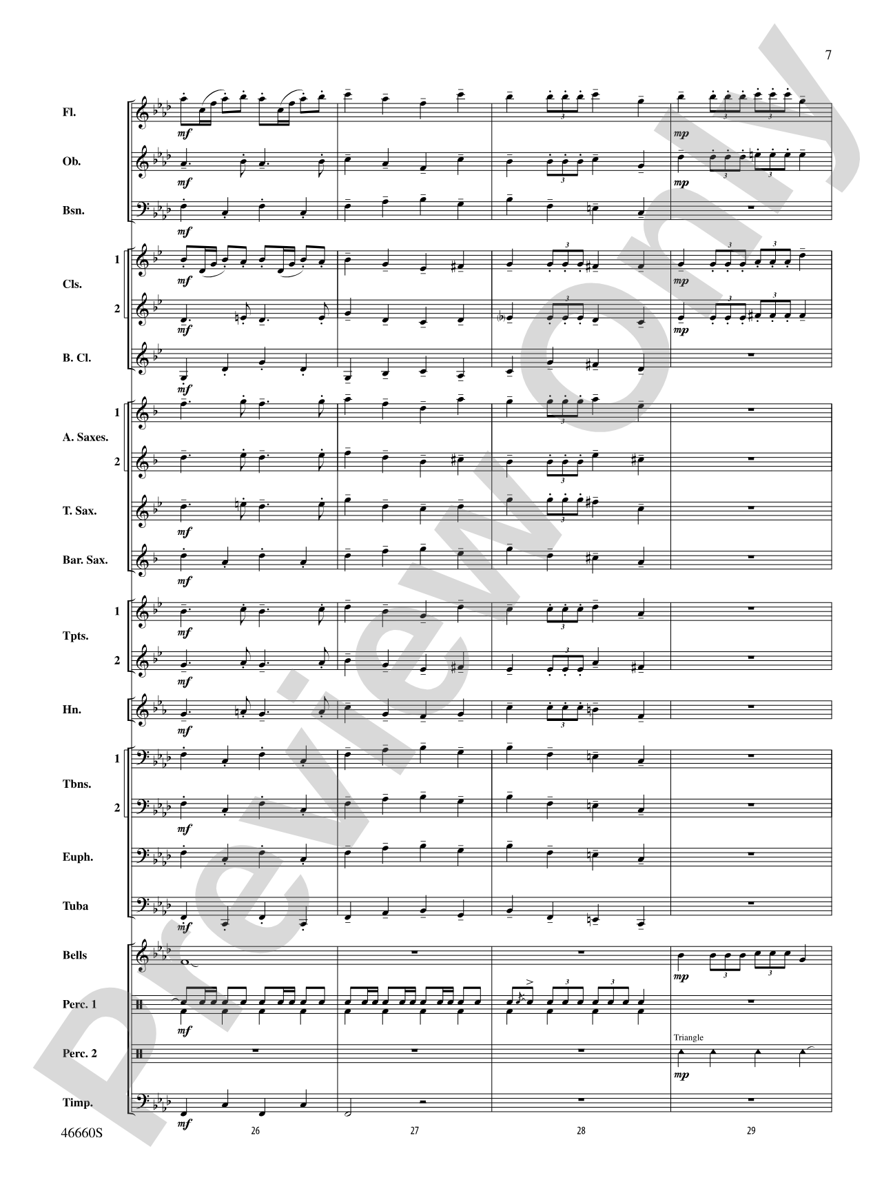 Minor Major March: Score