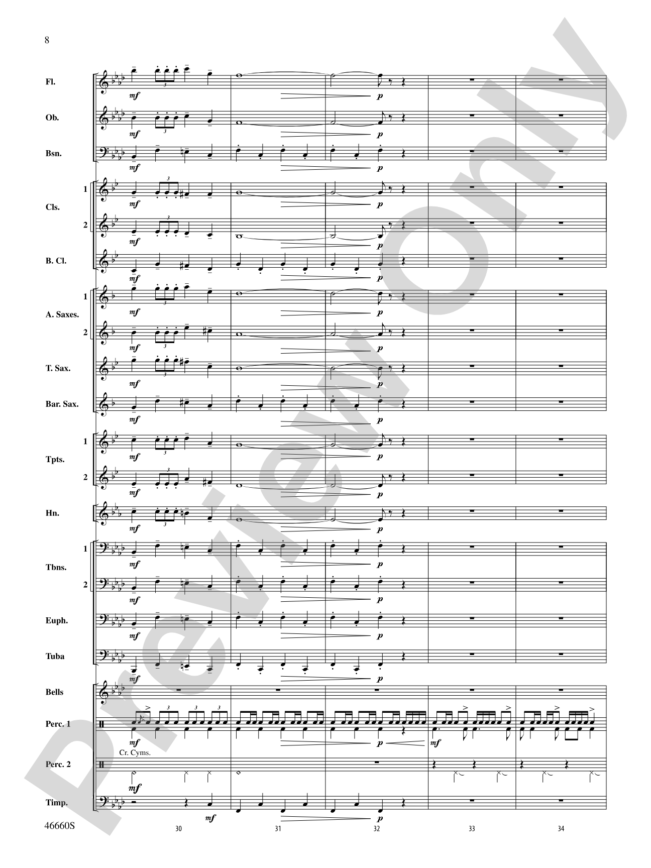 Minor Major March: Score