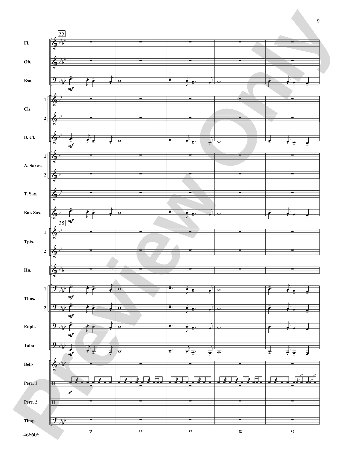 Minor Major March: Score