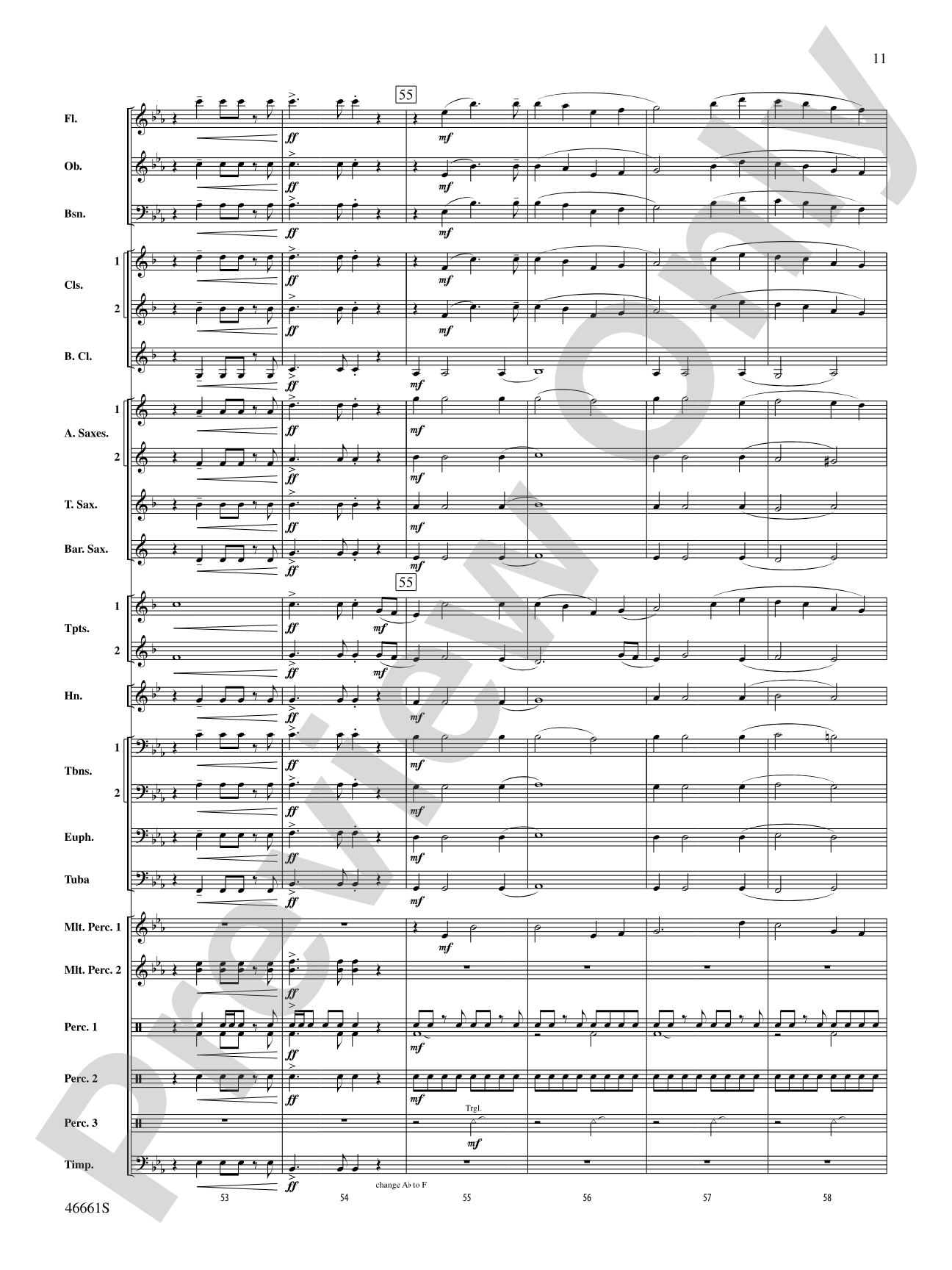 Nine Mile Saga: Concert Band Conductor Score & Parts