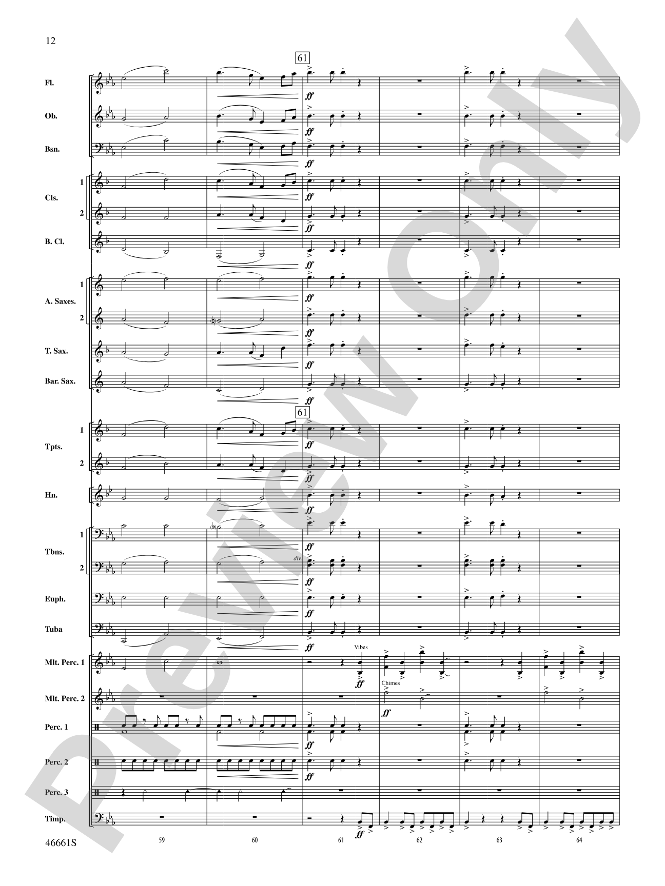 Nine Mile Saga: Concert Band Conductor Score & Parts