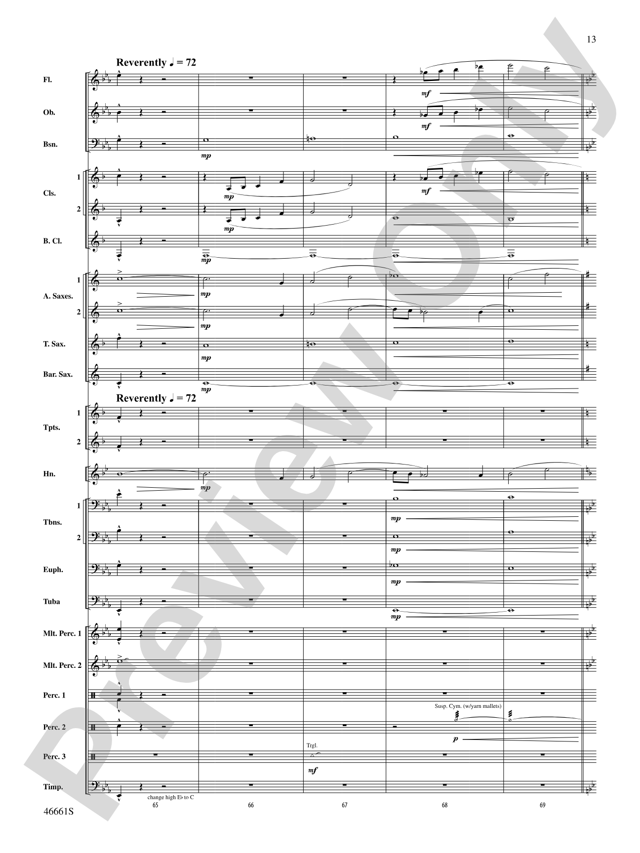 Nine Mile Saga: Concert Band Conductor Score & Parts
