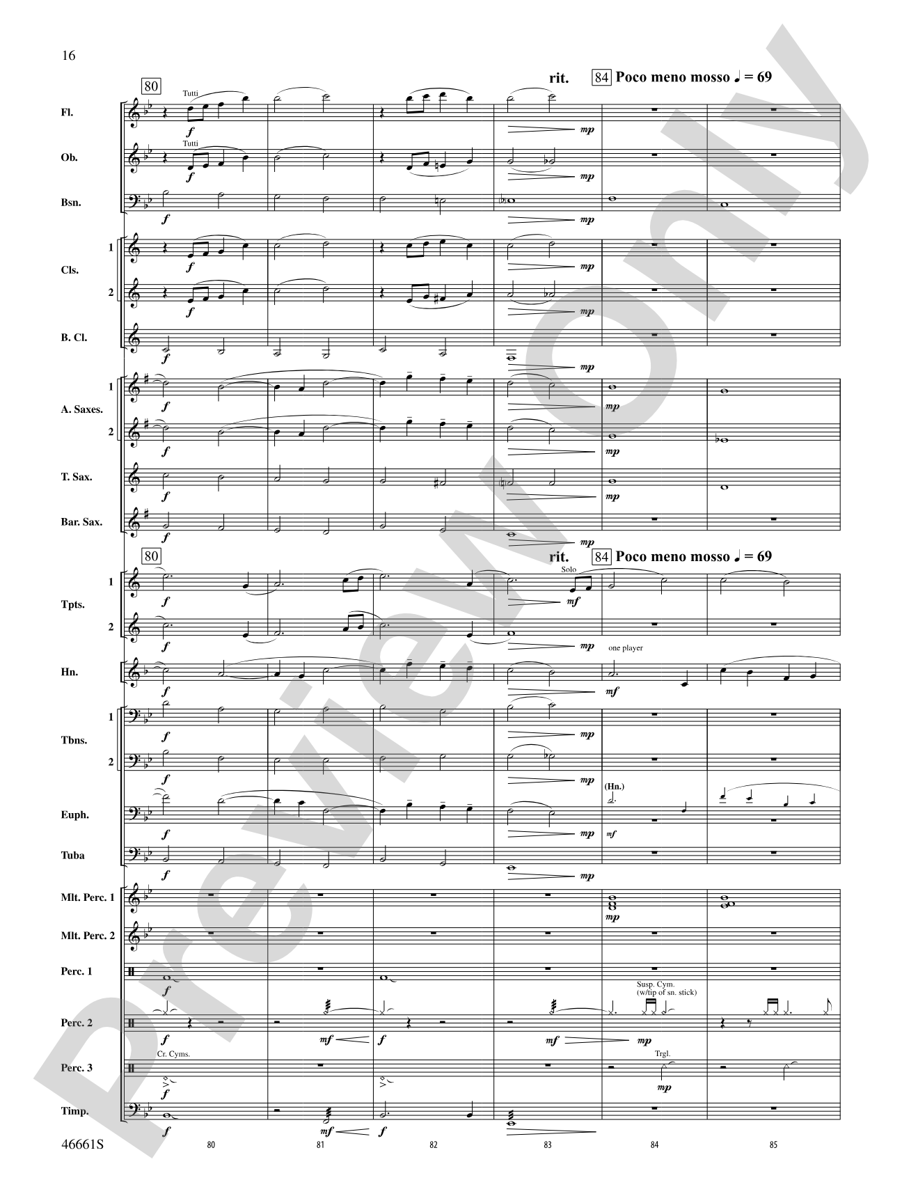 Nine Mile Saga: Concert Band Conductor Score & Parts