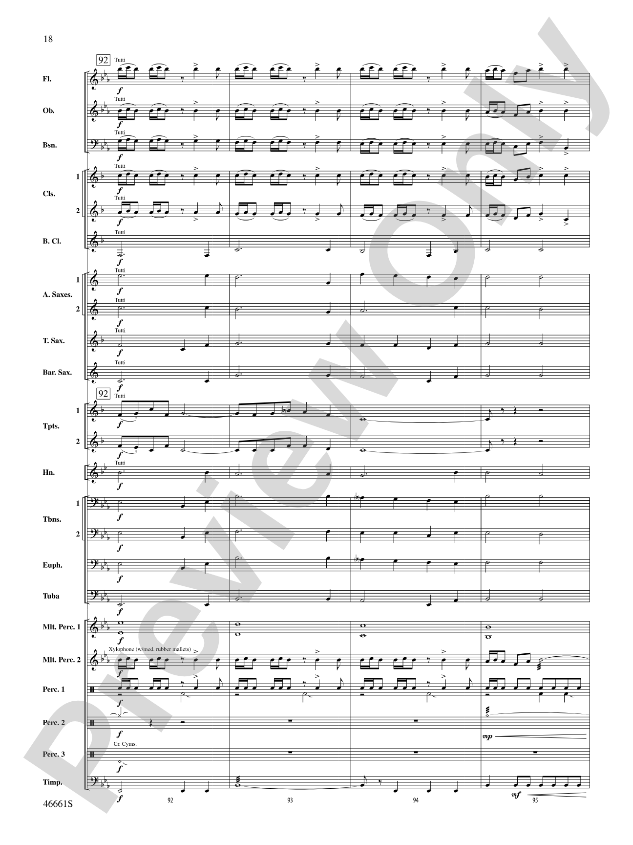 Nine Mile Saga: Concert Band Conductor Score & Parts