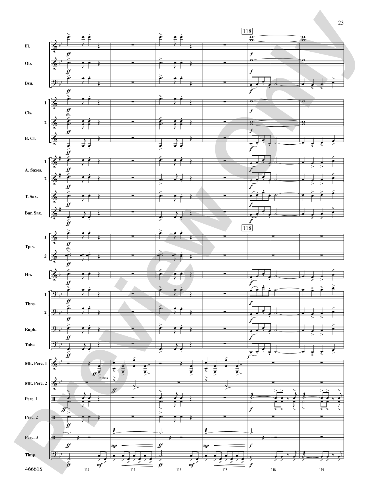 Nine Mile Saga: Concert Band Conductor Score & Parts