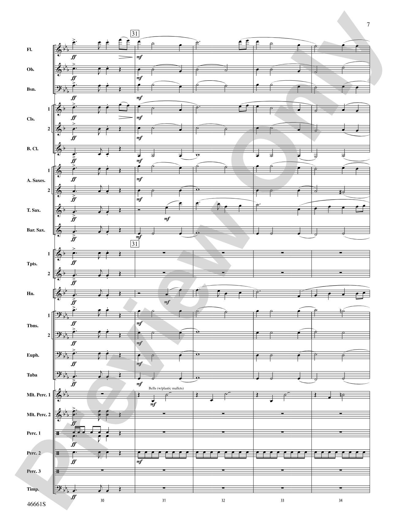 Nine Mile Saga: Concert Band Conductor Score & Parts