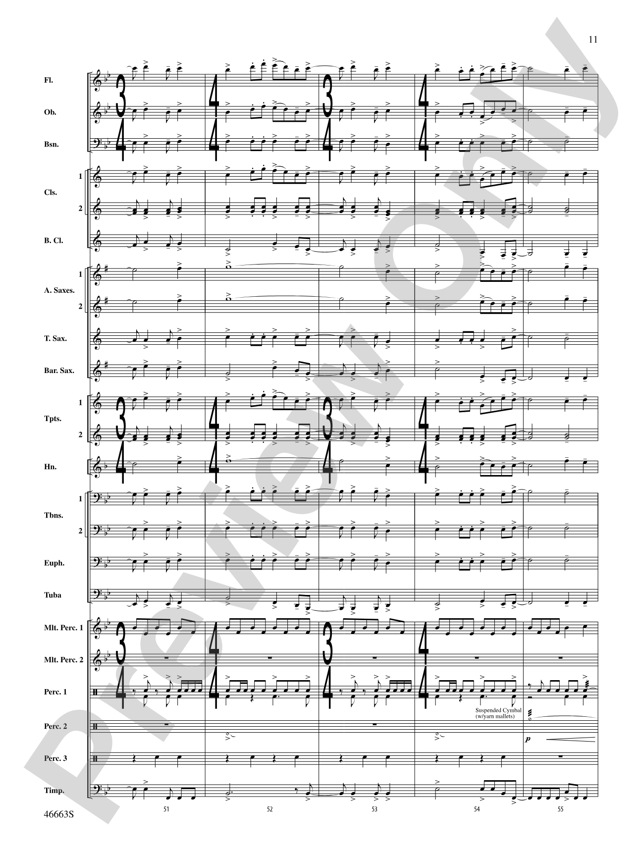 Wolverine Summer: Concert Band Conductor Score & Parts