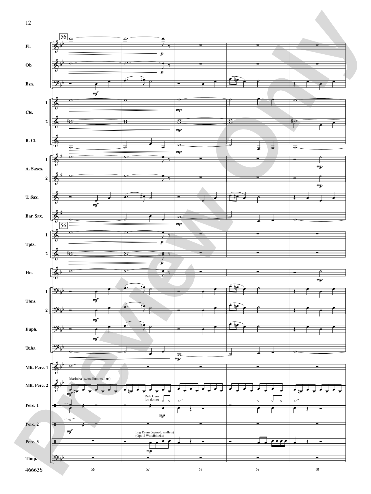 Wolverine Summer: Concert Band Conductor Score & Parts