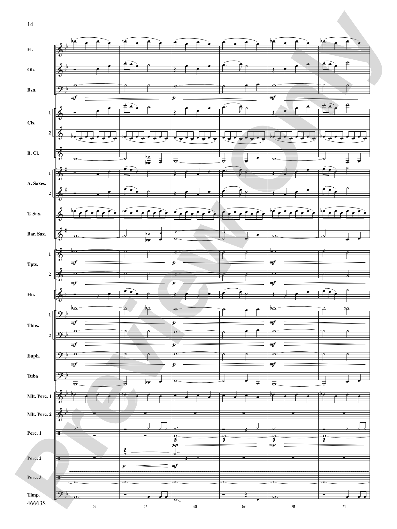 Wolverine Summer: Concert Band Conductor Score & Parts