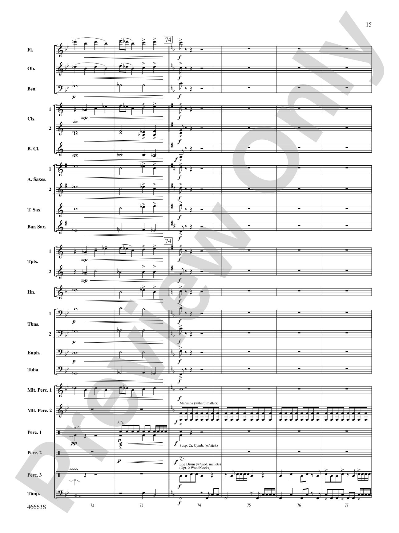 Wolverine Summer: Concert Band Conductor Score & Parts