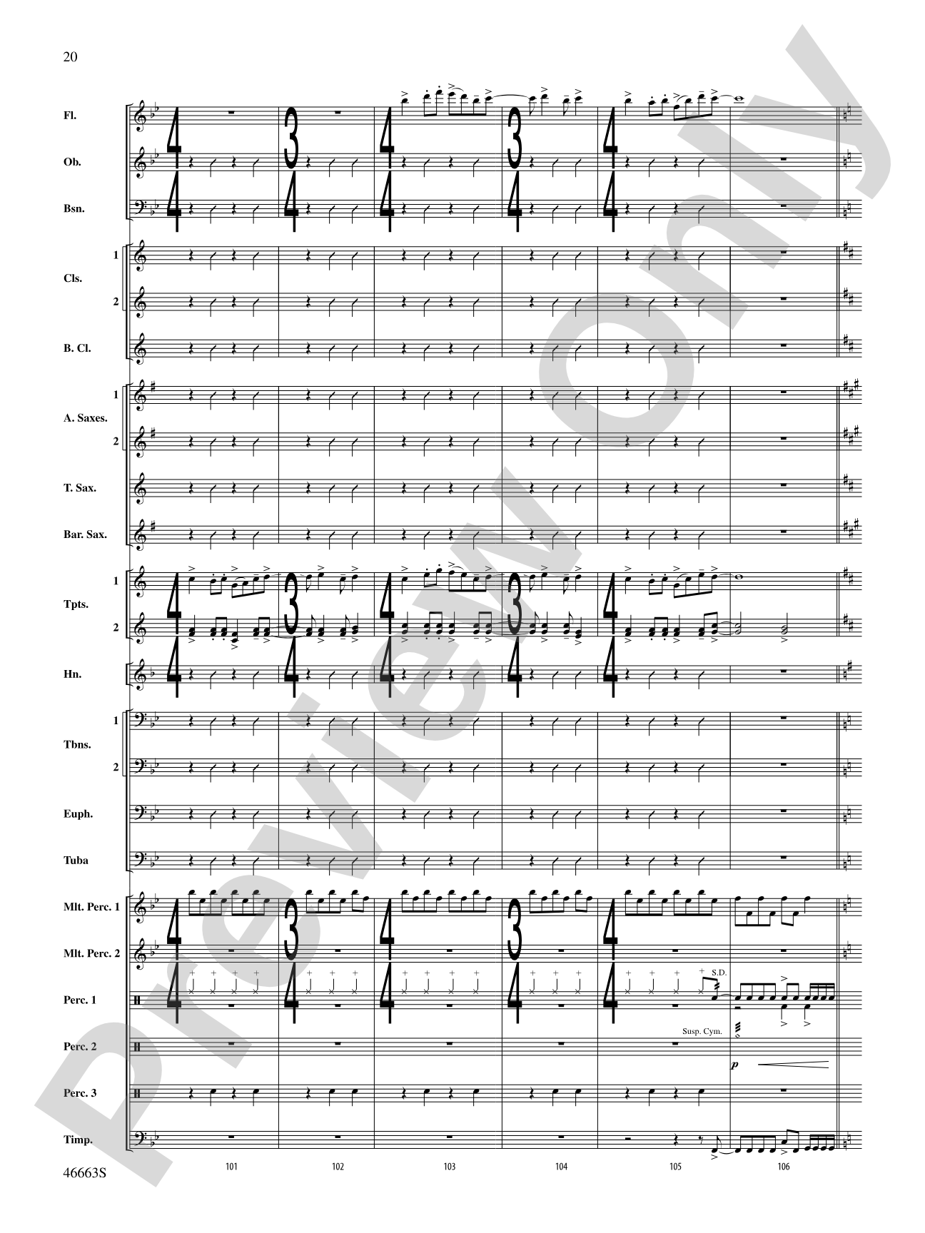 Wolverine Summer: Concert Band Conductor Score & Parts