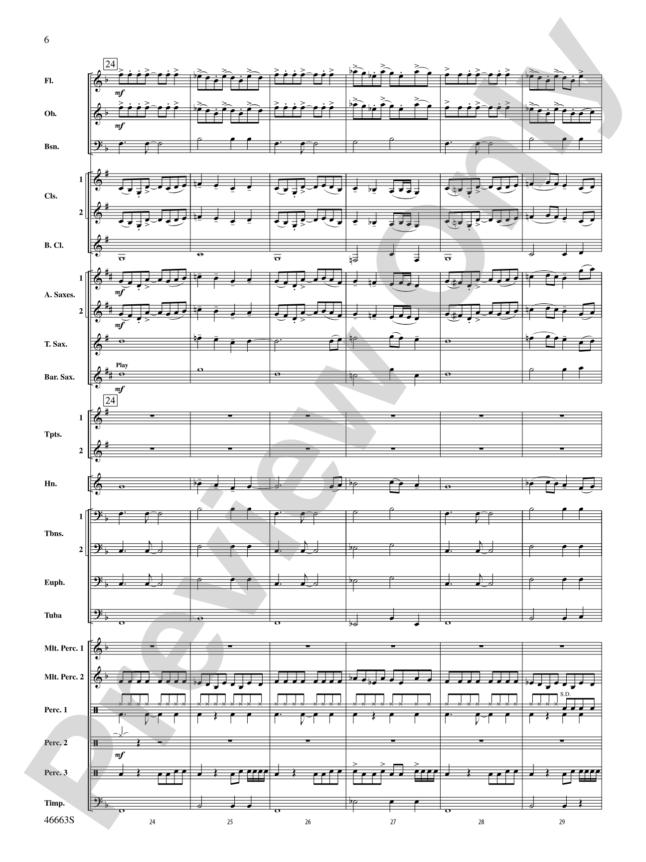 Wolverine Summer: Concert Band Conductor Score & Parts