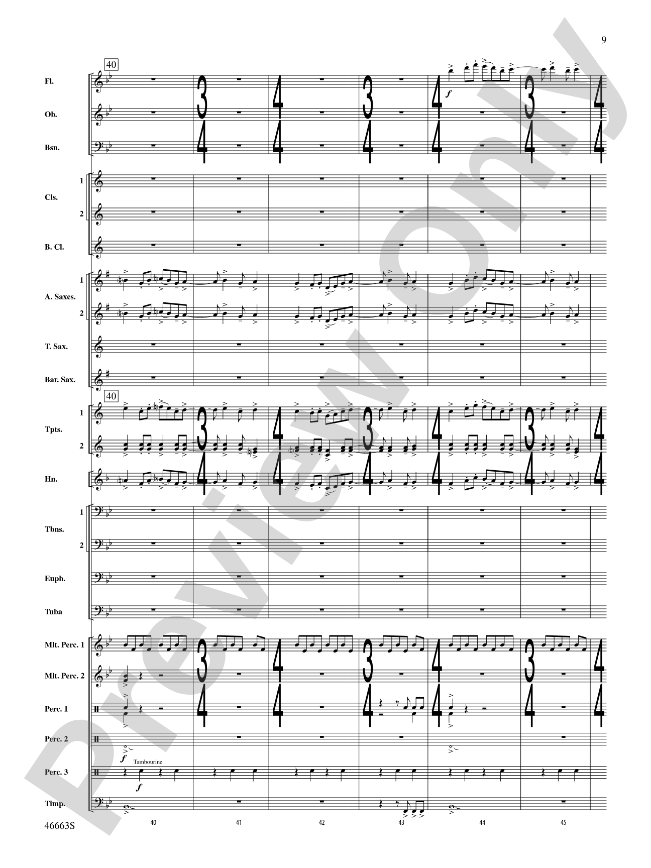 Wolverine Summer: Concert Band Conductor Score & Parts