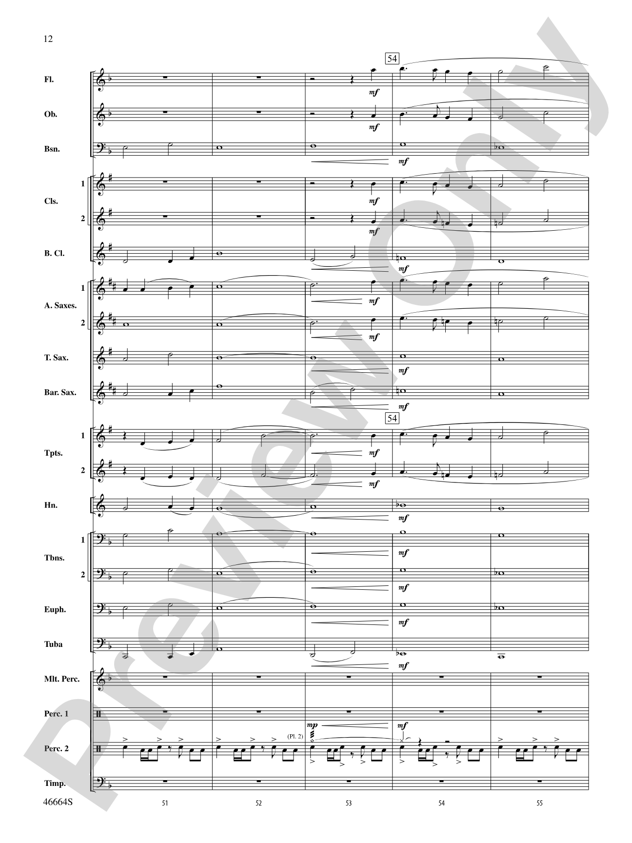 Shattered: Concert Band Conductor Score & Parts
