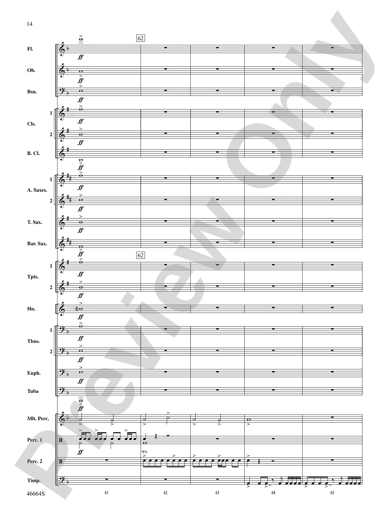 Shattered: Concert Band Conductor Score & Parts