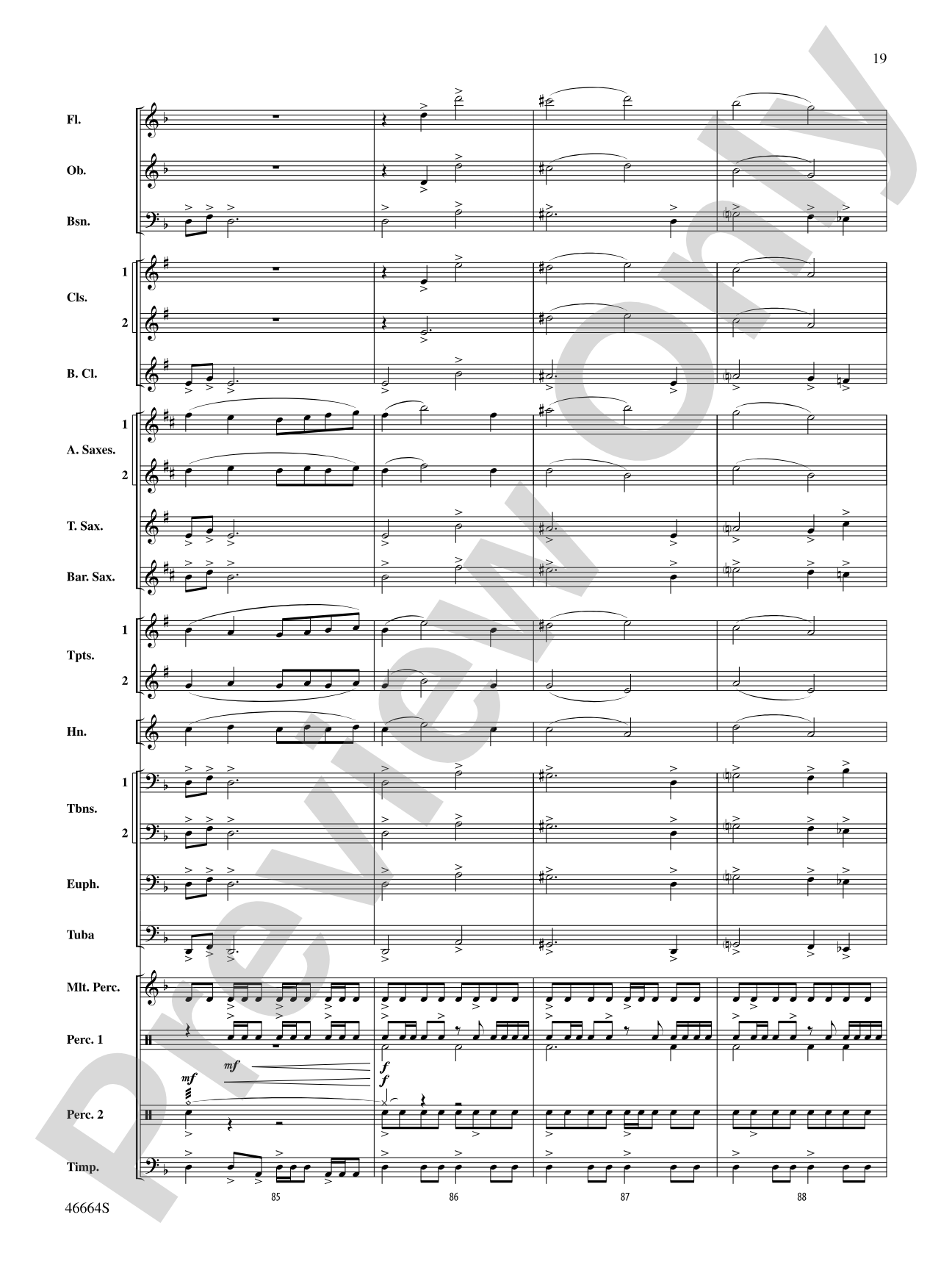 Shattered: Concert Band Conductor Score & Parts