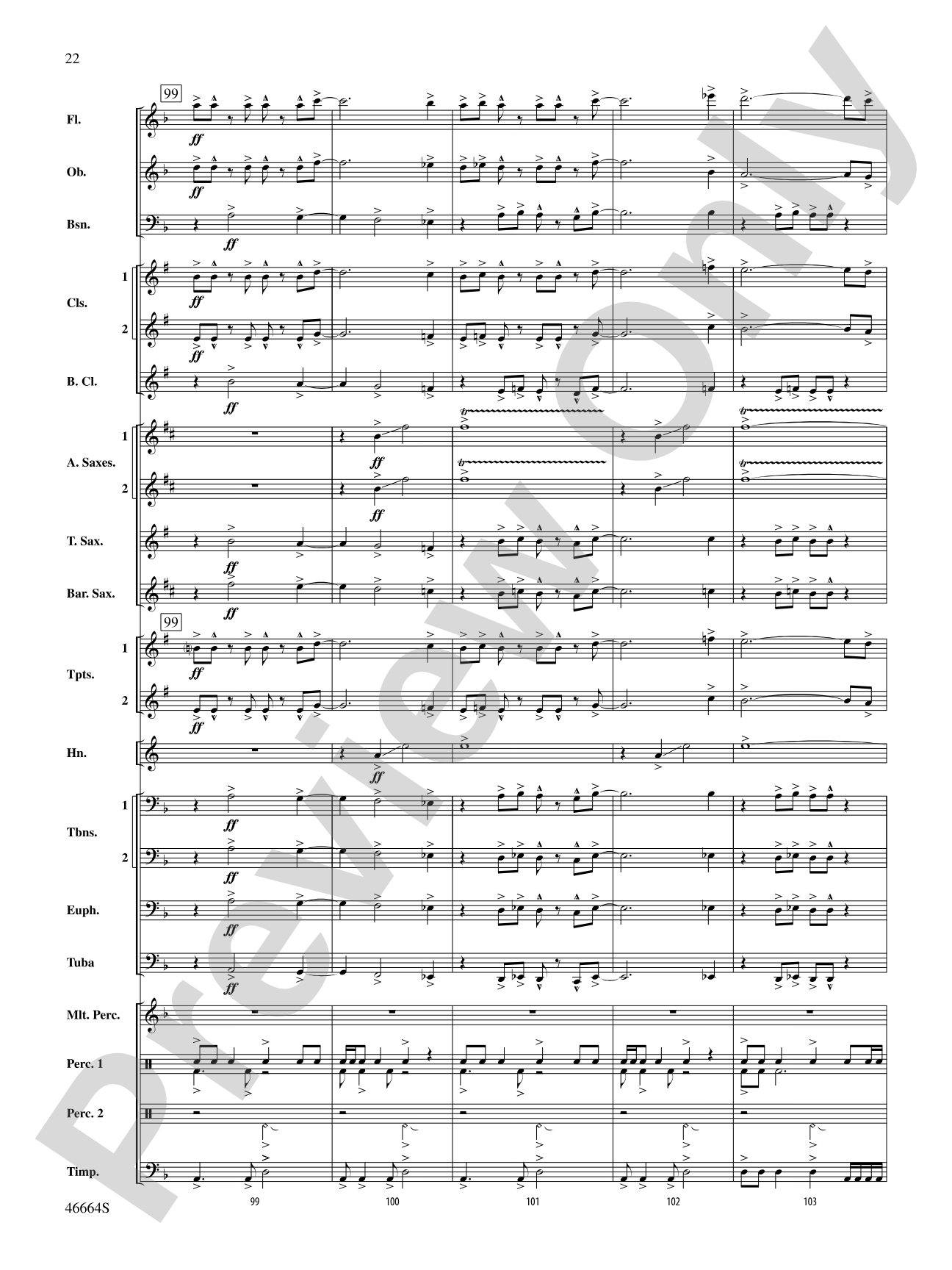 Shattered: Concert Band Conductor Score & Parts