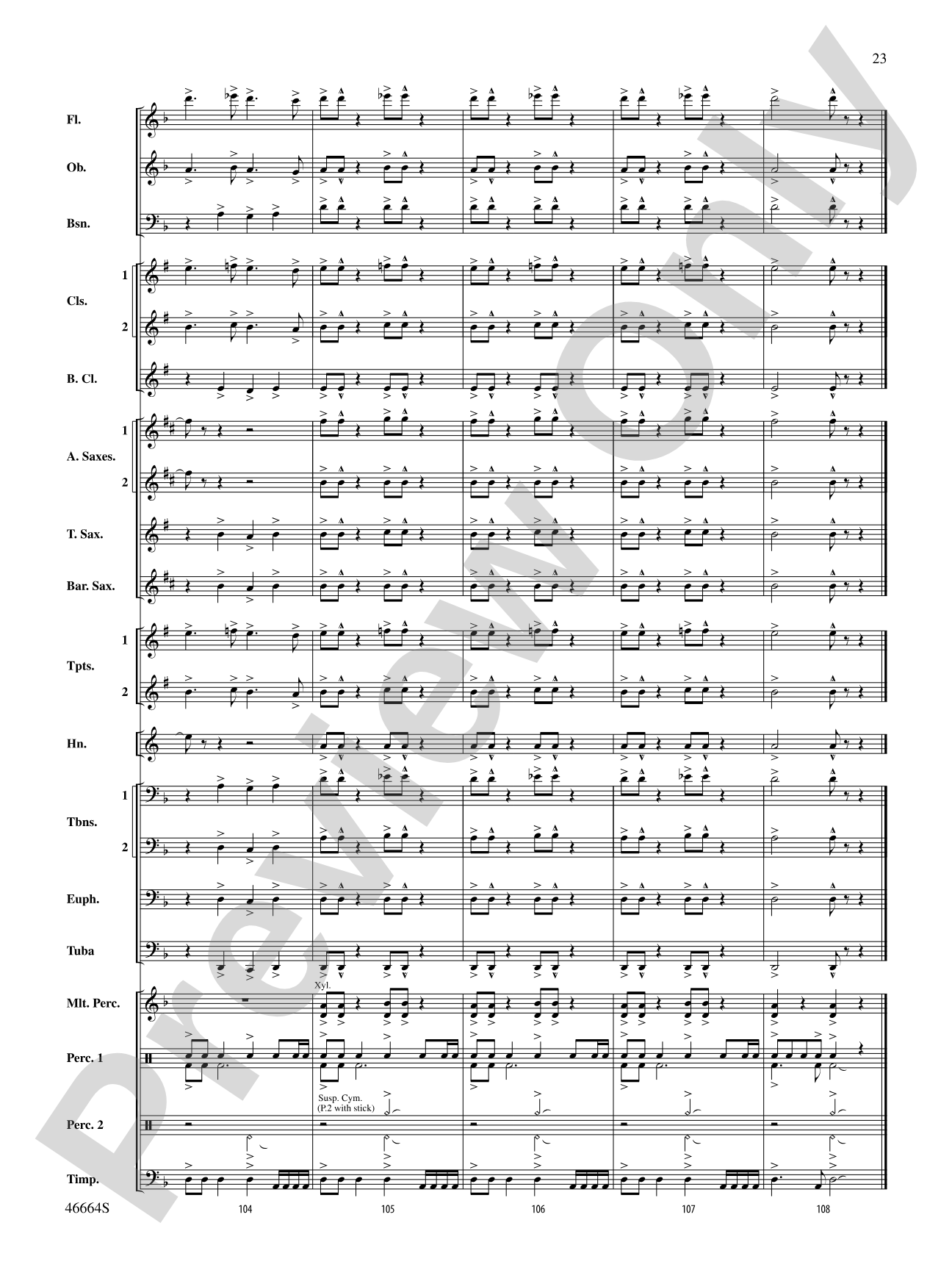 Shattered: Concert Band Conductor Score & Parts