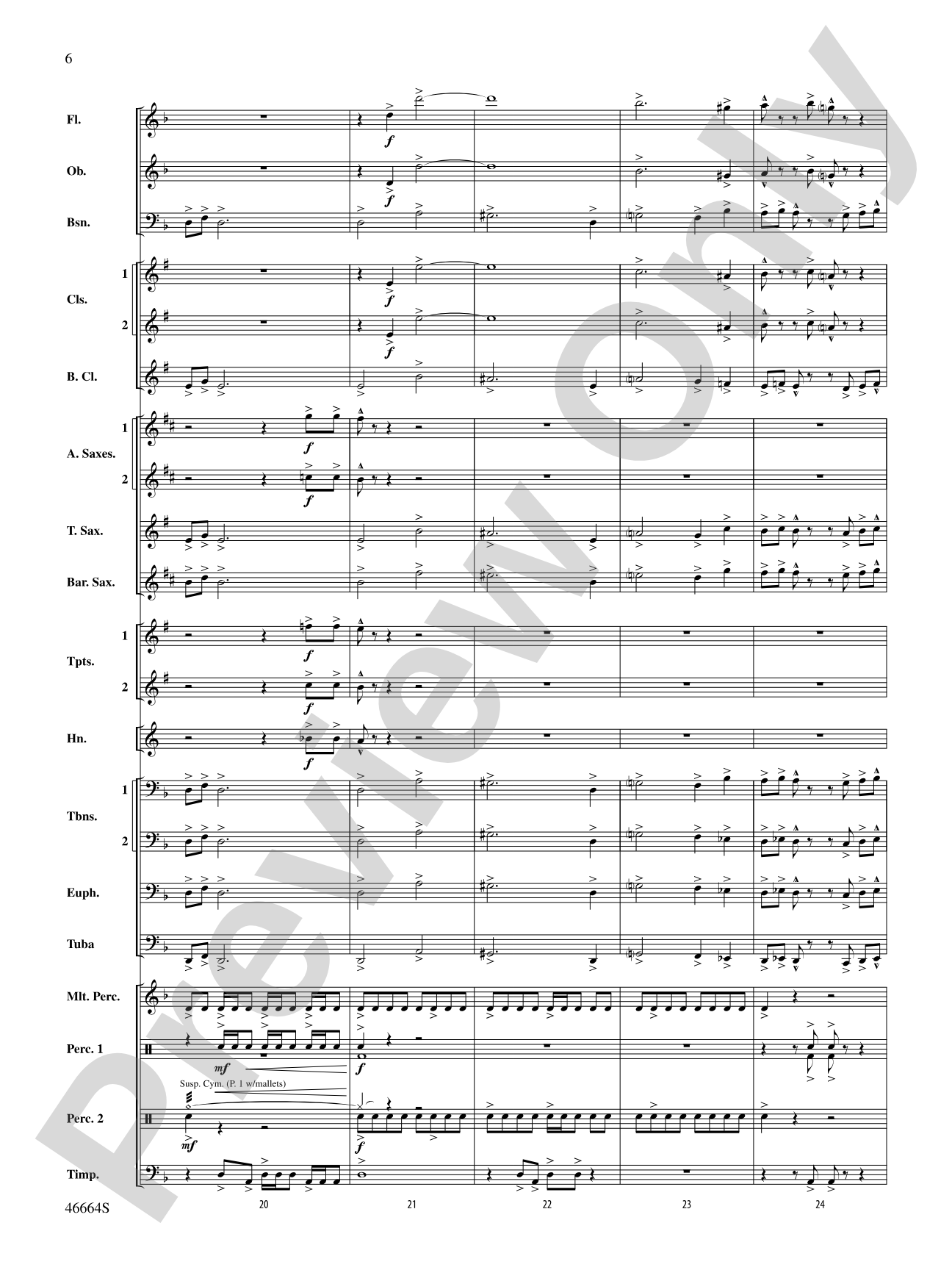 Shattered: Concert Band Conductor Score & Parts