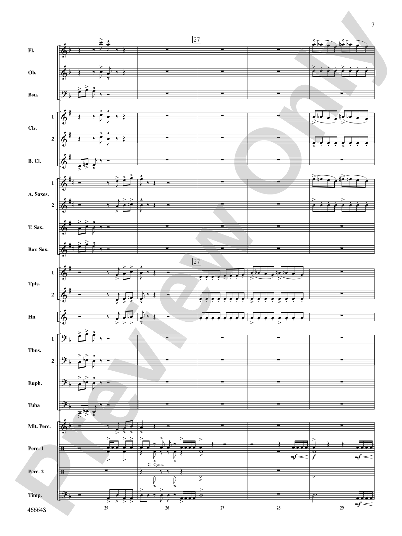 Shattered: Concert Band Conductor Score & Parts