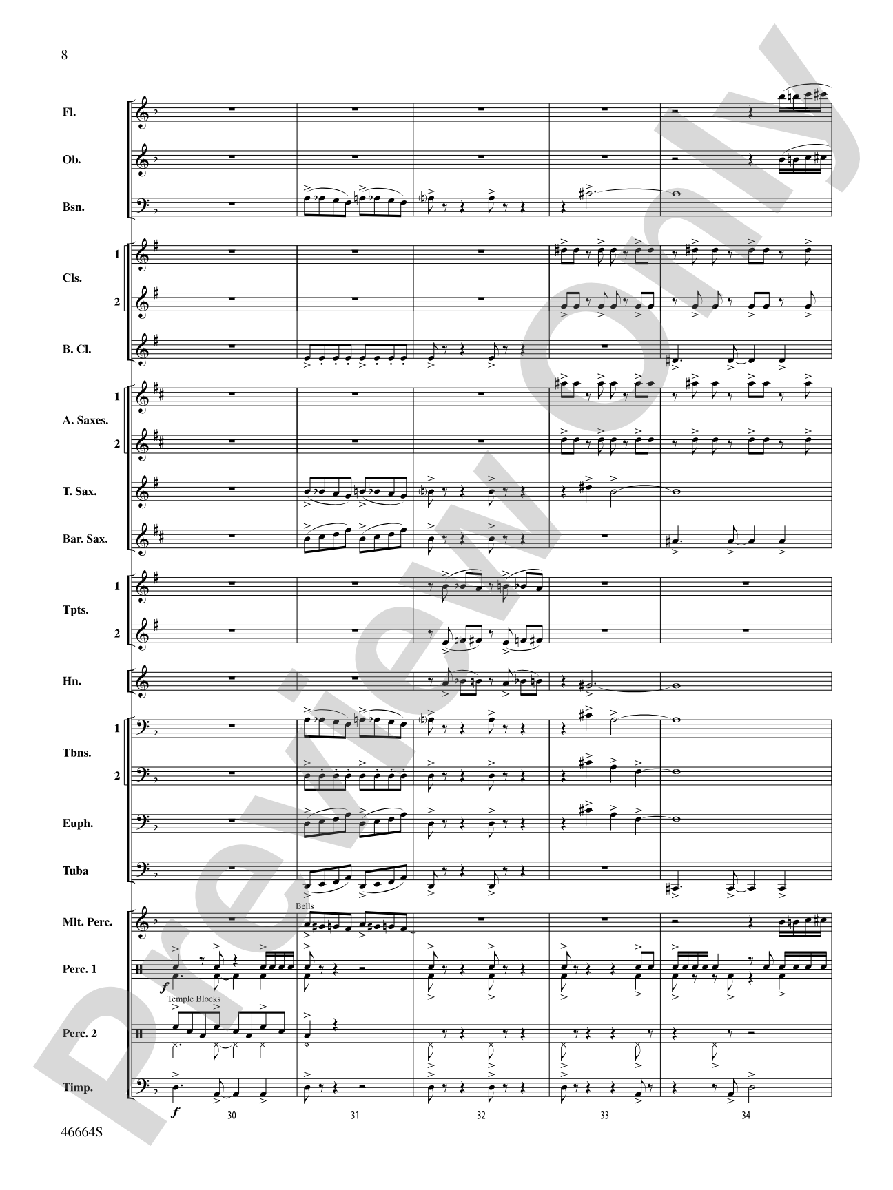 Shattered: Concert Band Conductor Score & Parts