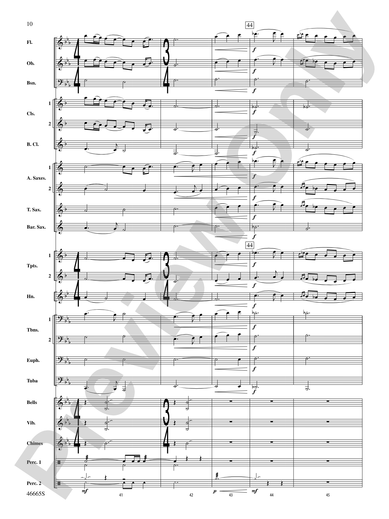 An Everlasting Spirit: Concert Band Conductor Score & Parts