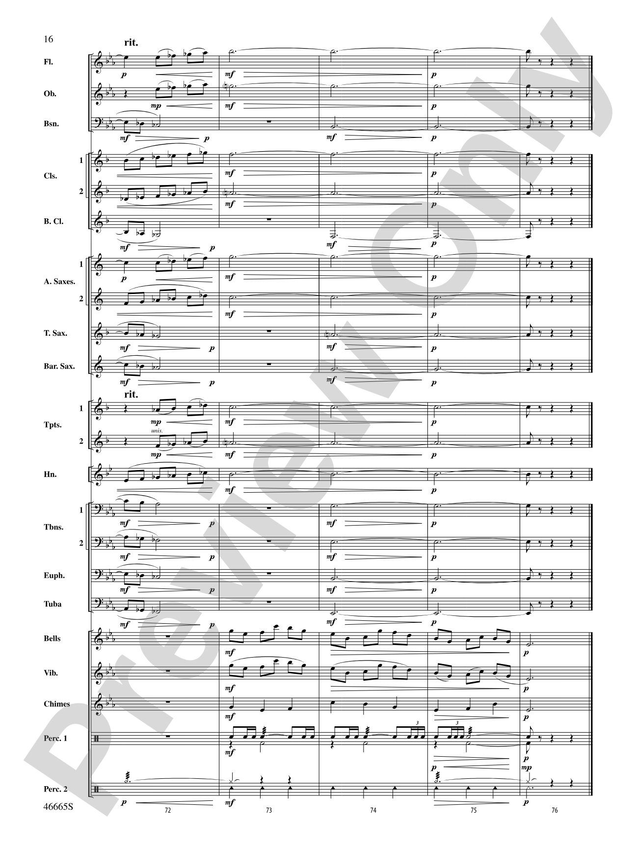 An Everlasting Spirit: Concert Band Conductor Score & Parts