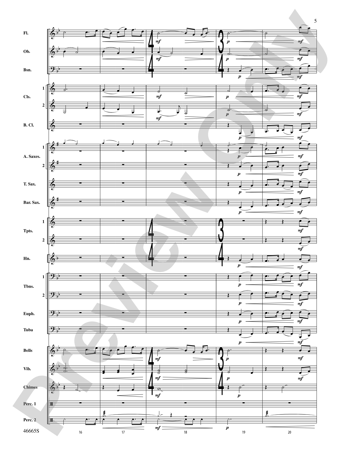 An Everlasting Spirit: Concert Band Conductor Score & Parts