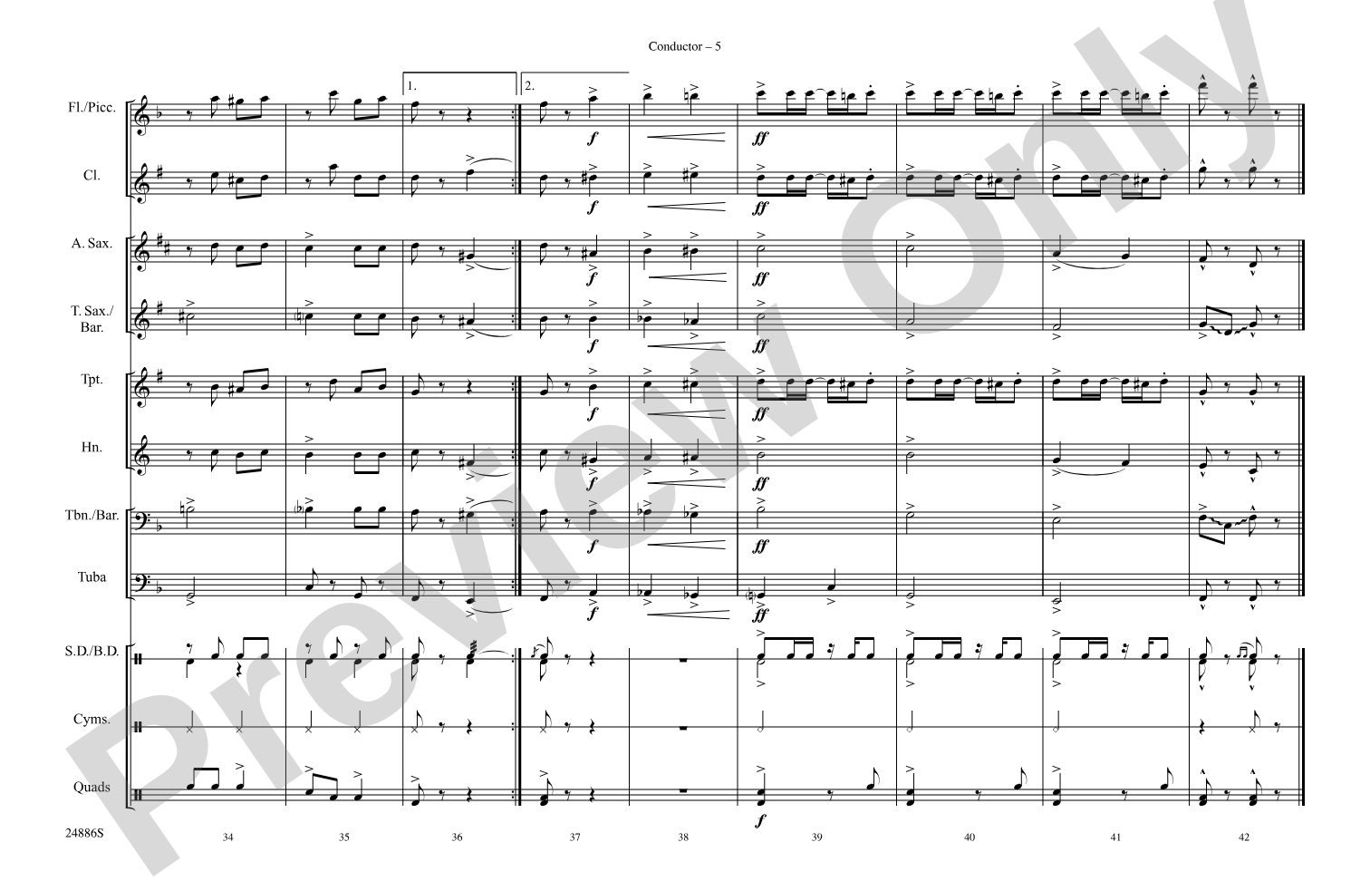 Ain't We Got Fun: Marching Band Conductor Score & Parts