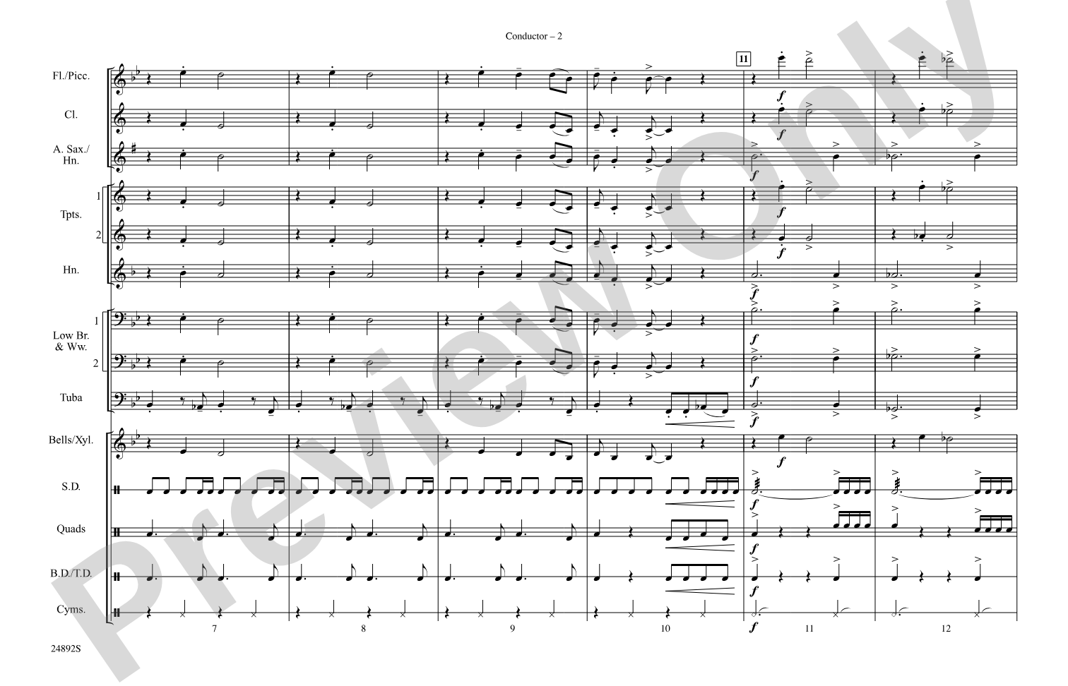 Ready to Go: Marching Band Conductor Score & Parts