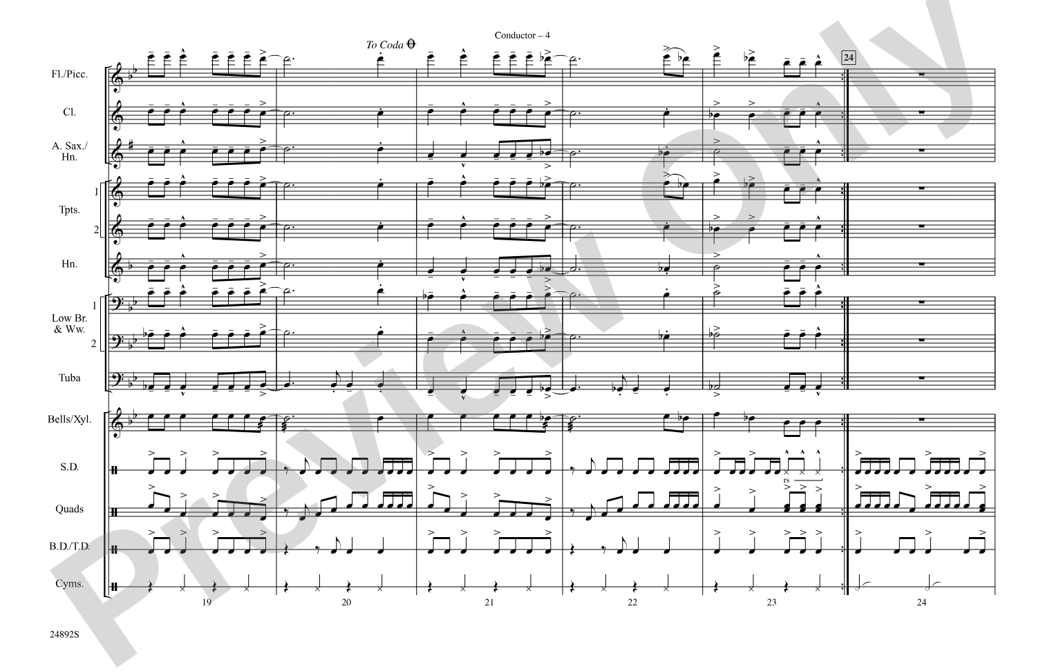 Ready to Go: Marching Band Conductor Score & Parts