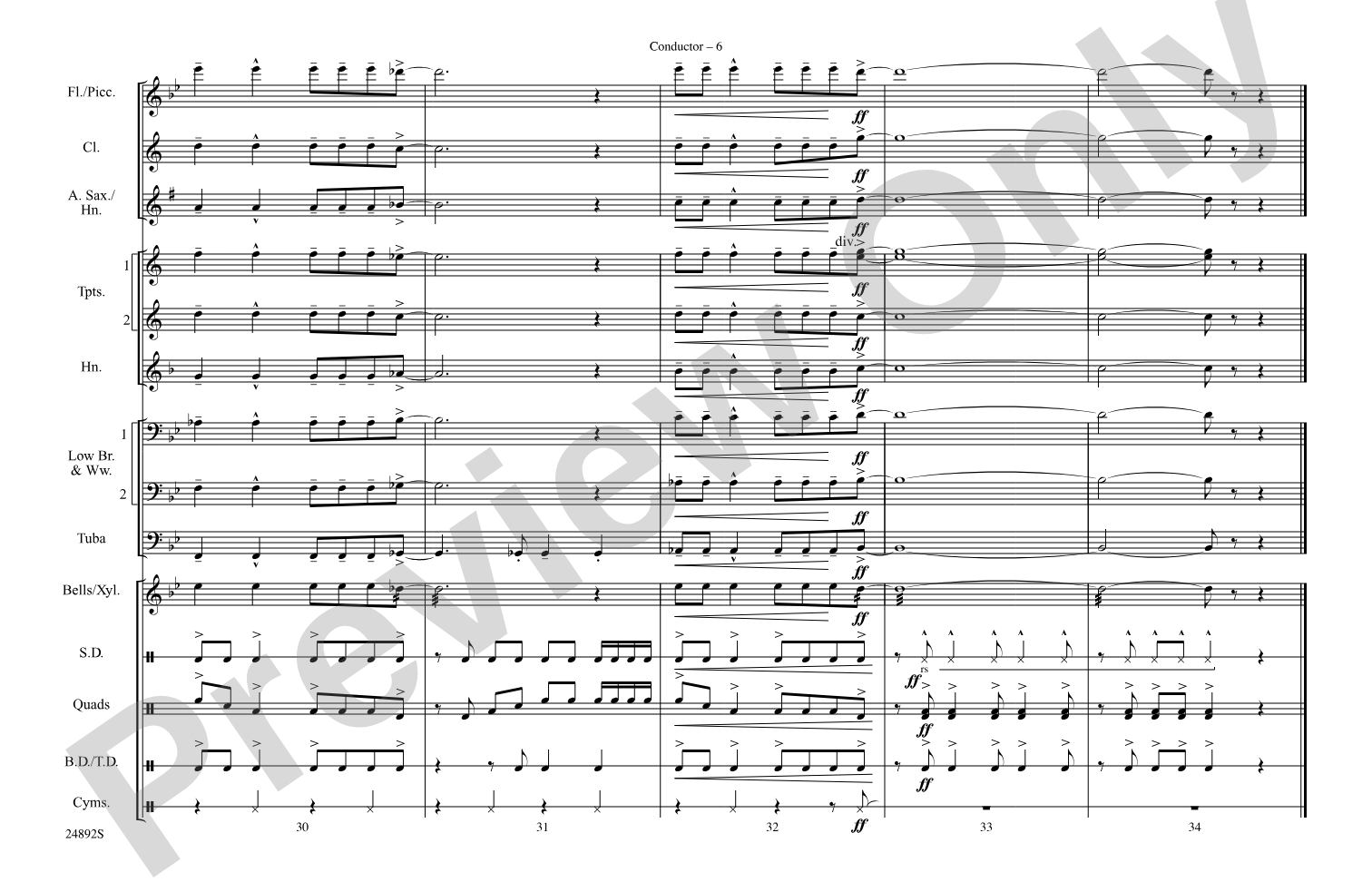 Ready to Go: Marching Band Conductor Score & Parts