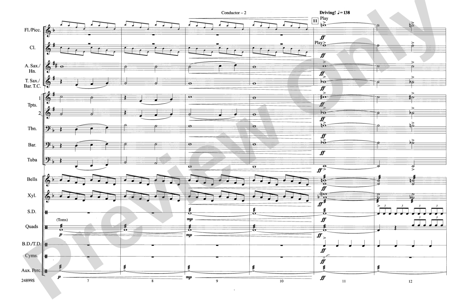 The Batman Theme (from Batman): Marching Band Conductor Score & Parts