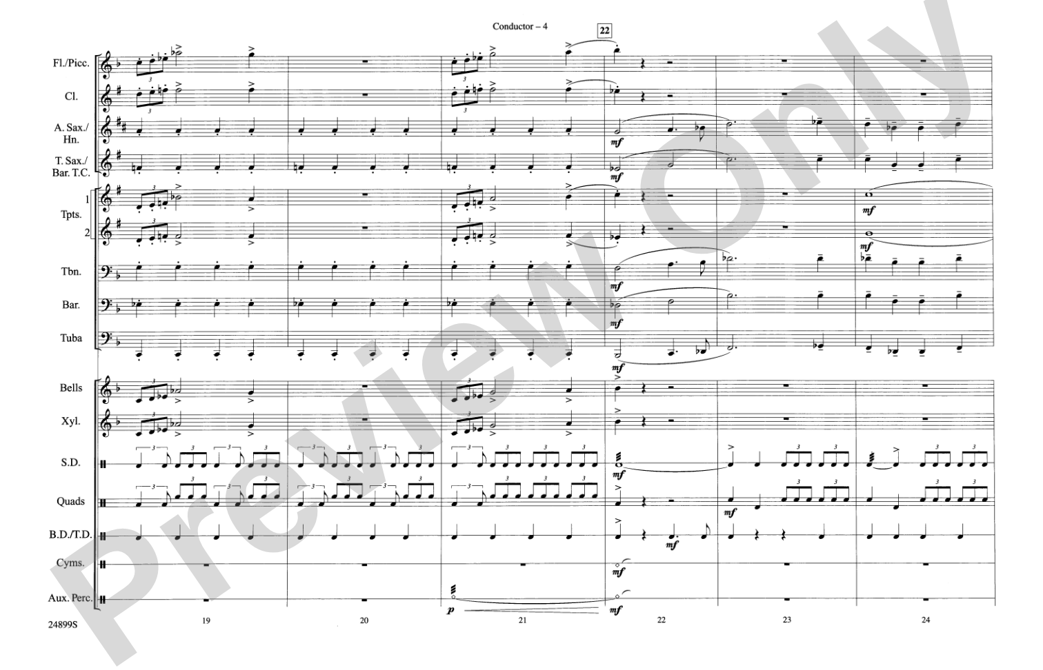 The Batman Theme (from Batman): Marching Band Conductor Score & Parts
