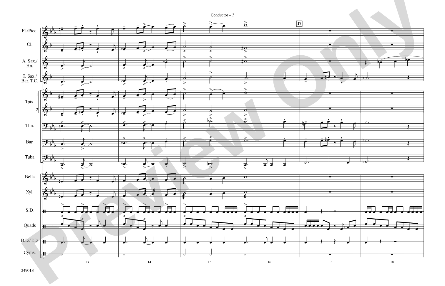 Estancia: Marching Band Conductor Score & Parts