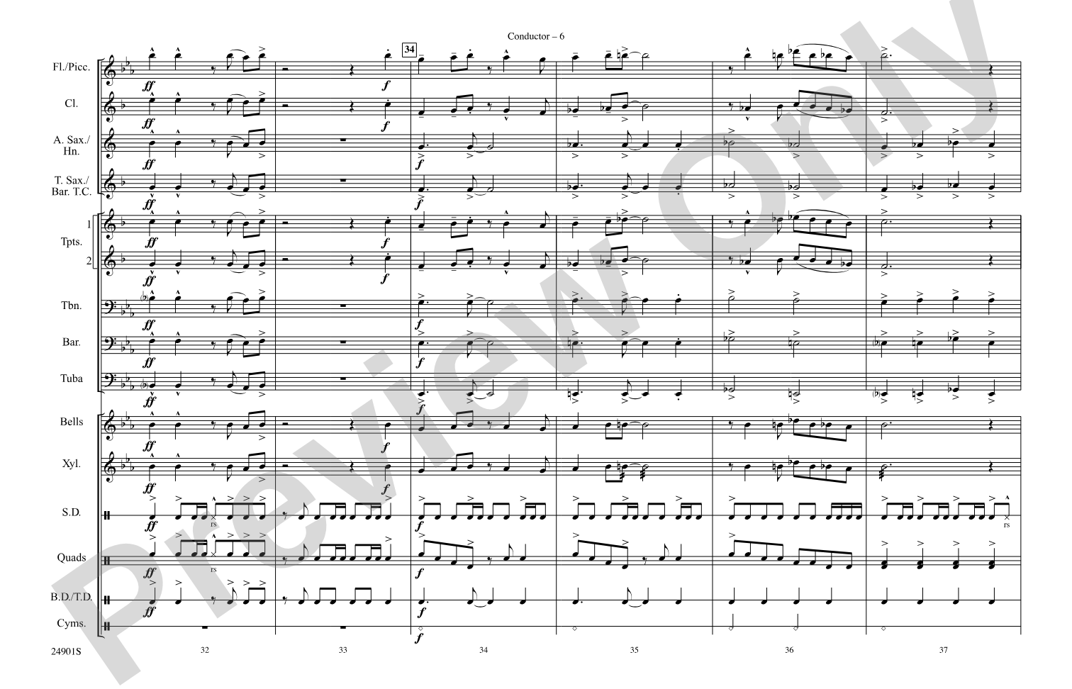 Estancia: Marching Band Conductor Score & Parts