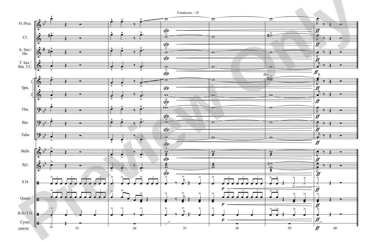 The Joint Is Jumpin': Marching Band Conductor Score & Parts