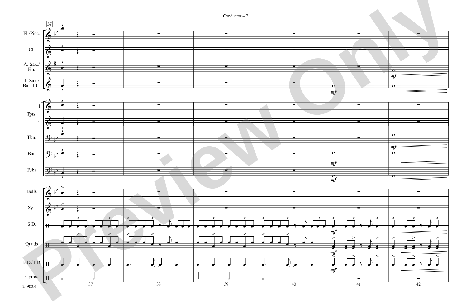 The Joint Is Jumpin': Marching Band Conductor Score & Parts