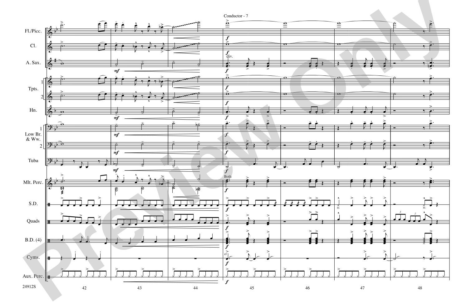 Fiesta Bahia: Marching Band Conductor Score & Parts