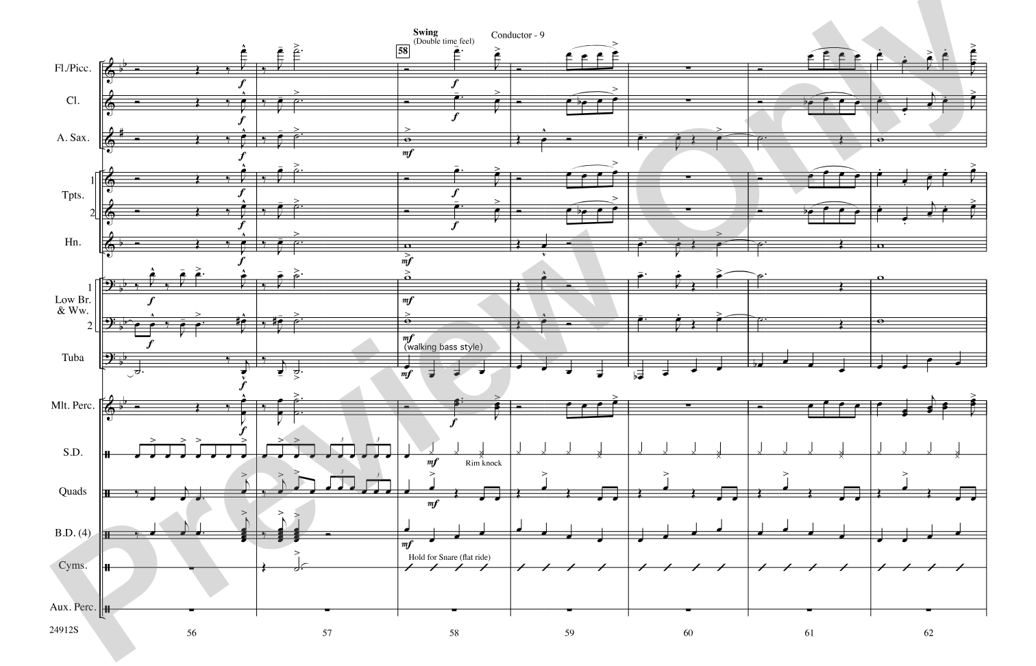 Fiesta Bahia: Marching Band Conductor Score & Parts