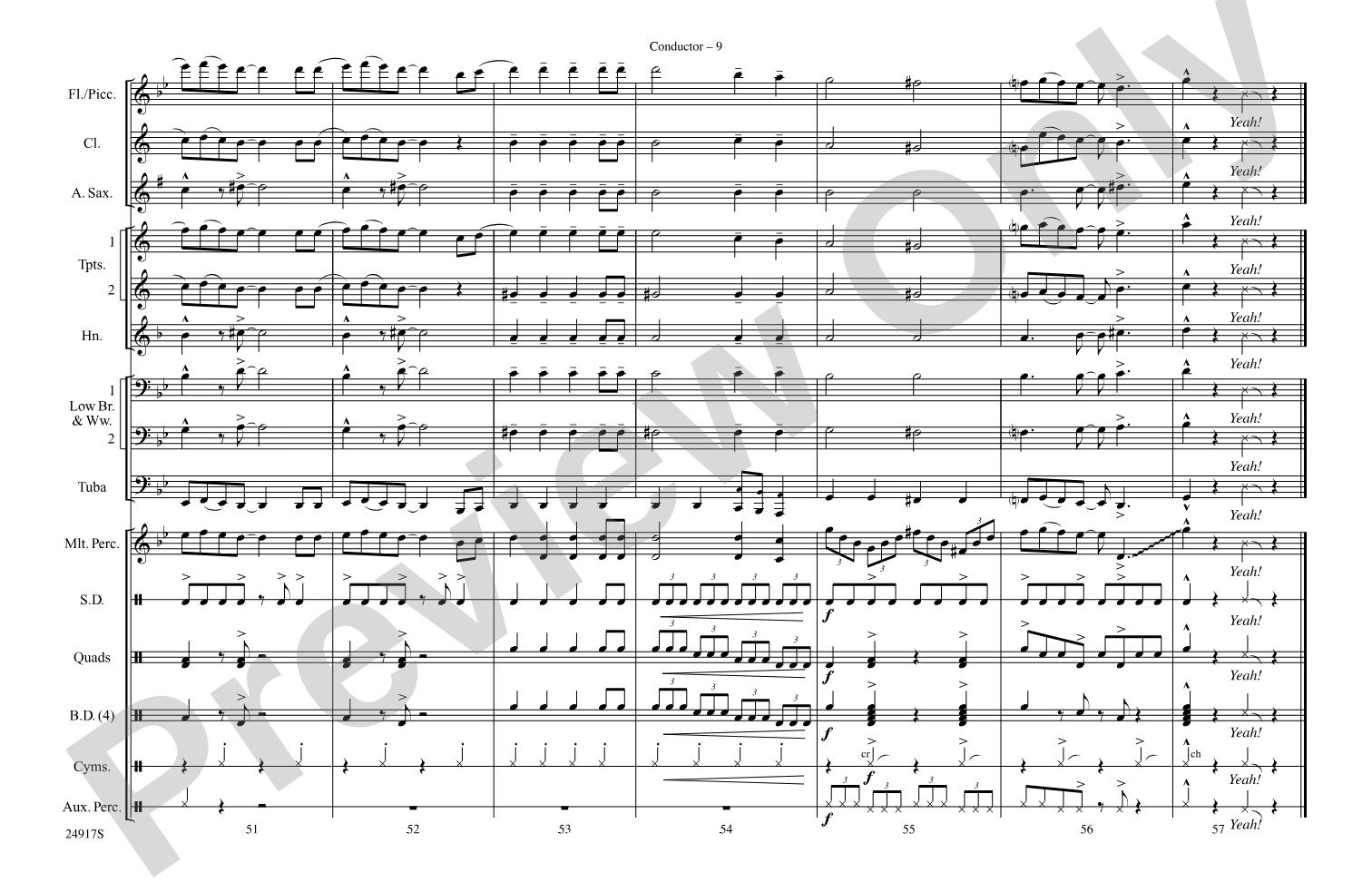 Remains of the Day (from Corpse Bride): Marching Band Conductor Score & Parts
