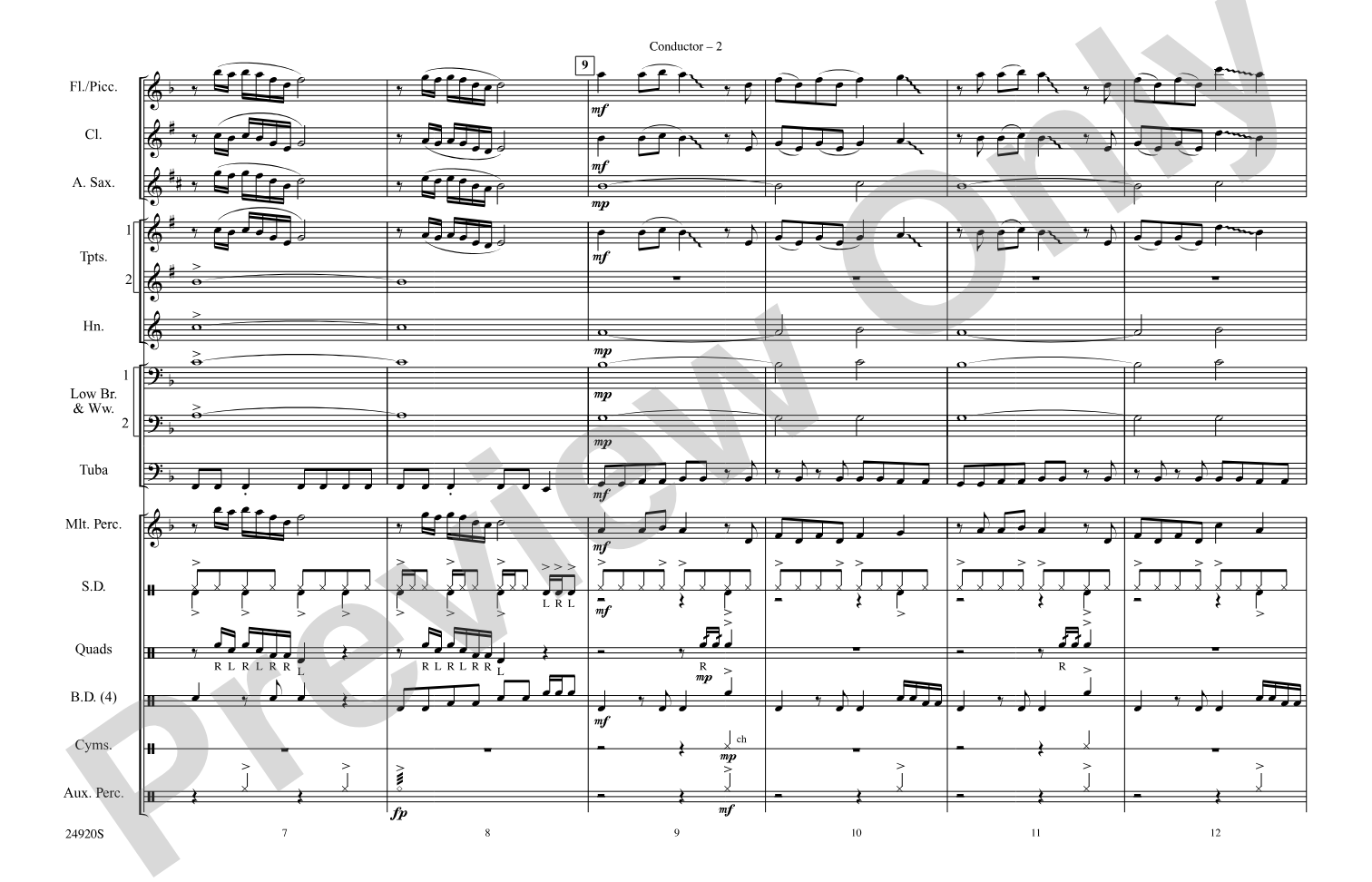 Do Ya Think I'm Sexy?: Marching Band Conductor Score & Parts